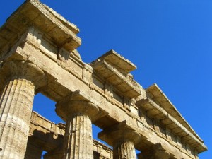 Greek Temple of Poseidon in Paestum